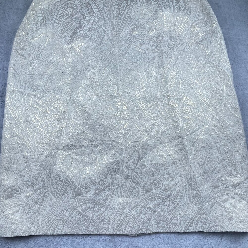 Shimmery Paisley Brocade Skirt